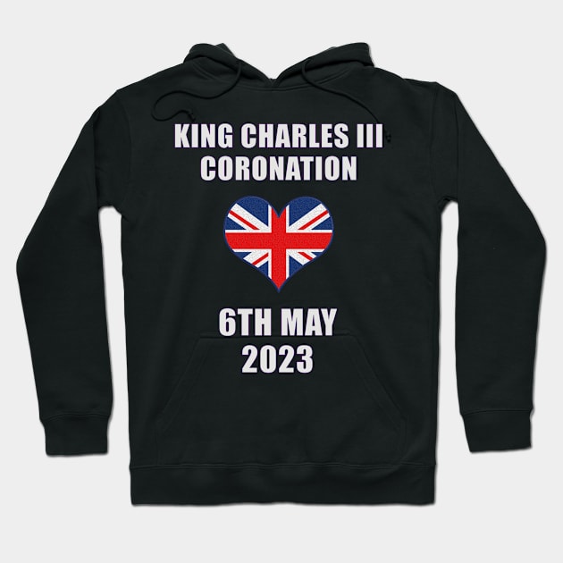 King Charles Coronation 2023 Hoodie by Boo Face Designs